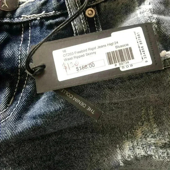 One Teaspoon Freebird Pacifica Jeans Size 24 NWT. Condition is New with tags - Picture 7 of 11